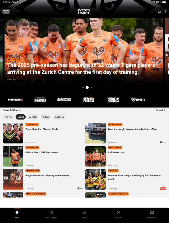 Screenshot #4 pour Wests Tigers