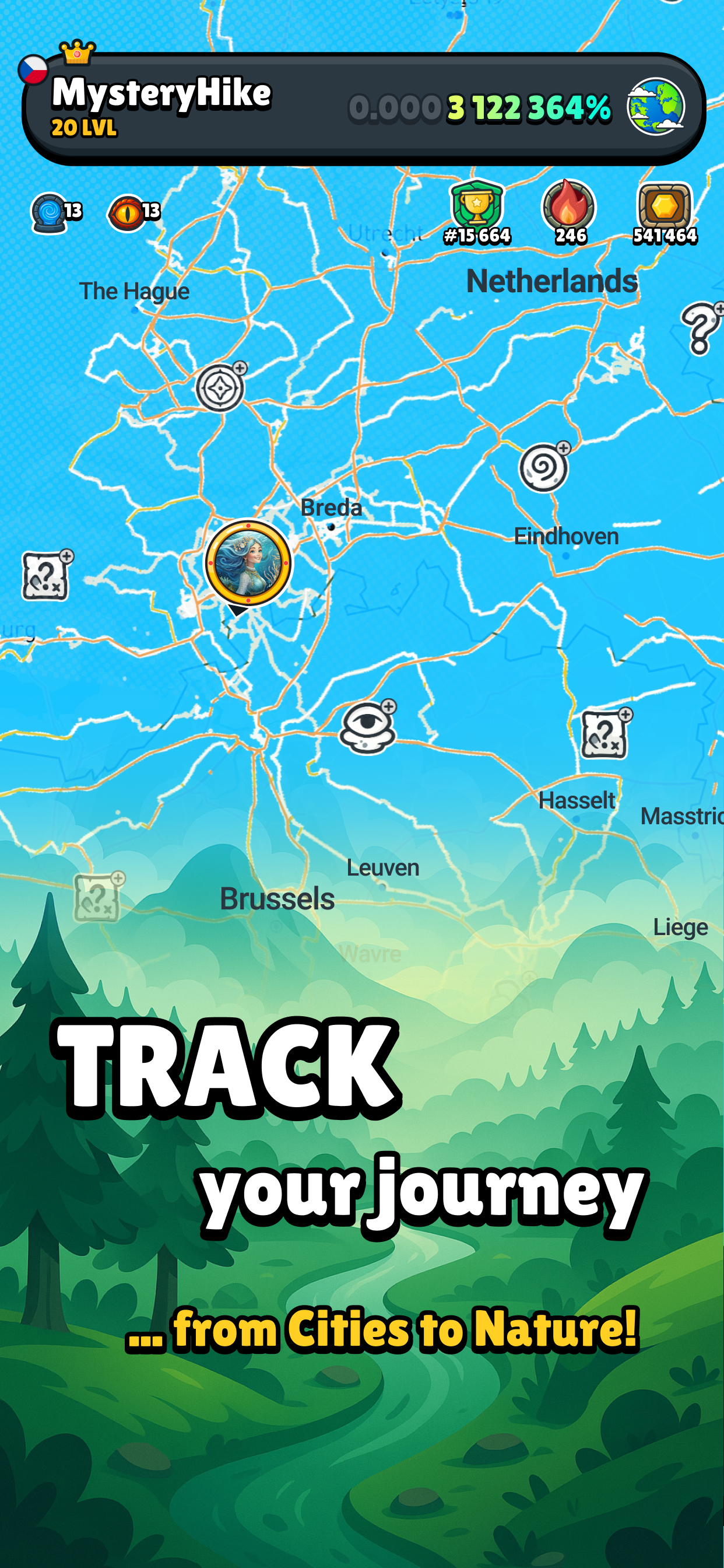 MysteryHike: Travel & Explore