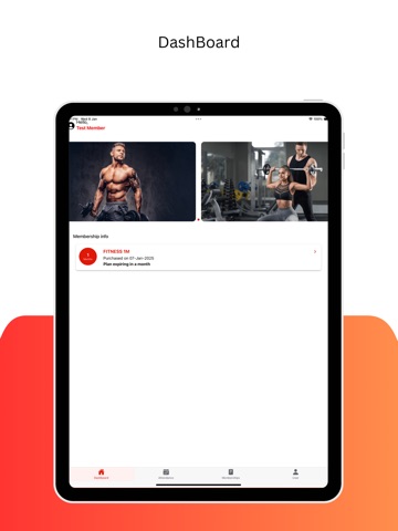 ABC Gym - Member App iPad screenshot