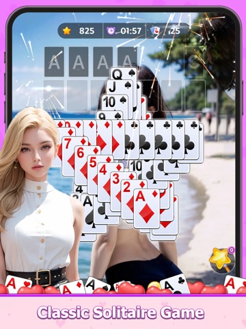 Bella Solitaire iPad screenshot