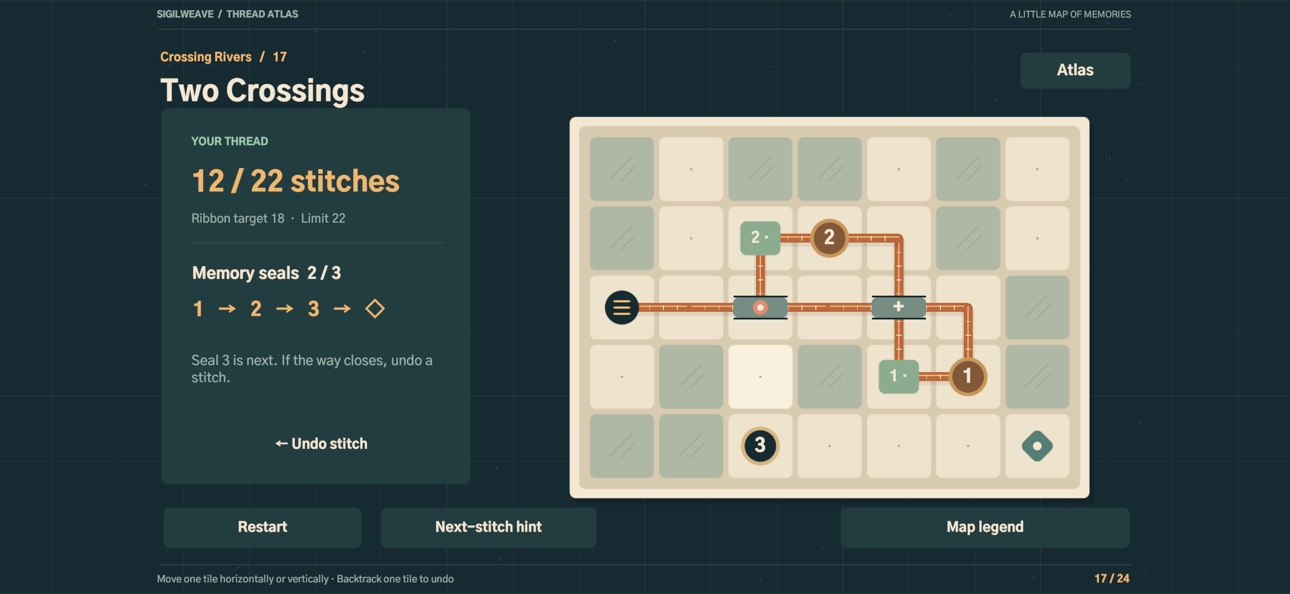 Screenshot 2 of Sigilweave: Thread Atlas