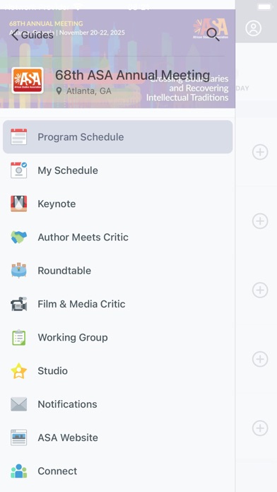 African Studies Association Screenshot