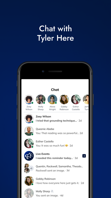 Tyler Henry Experience iPhone screenshot 4 - Entertainment app