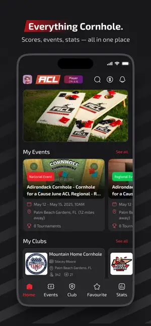Cornhole App iPhone screenshot 1