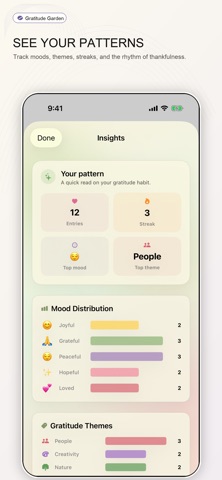 Gratitude Garden: Mind Journal Screenshot 3 of 5
