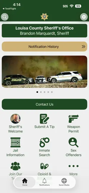 Louisa County Sheriff, IA screenshot 1
