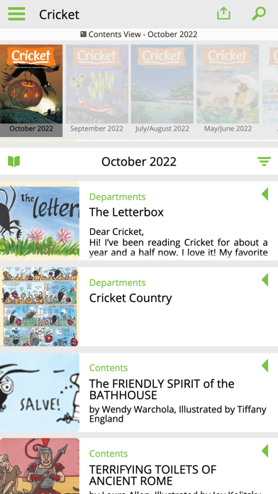 Cricket Mag: Literature & Art Screenshot