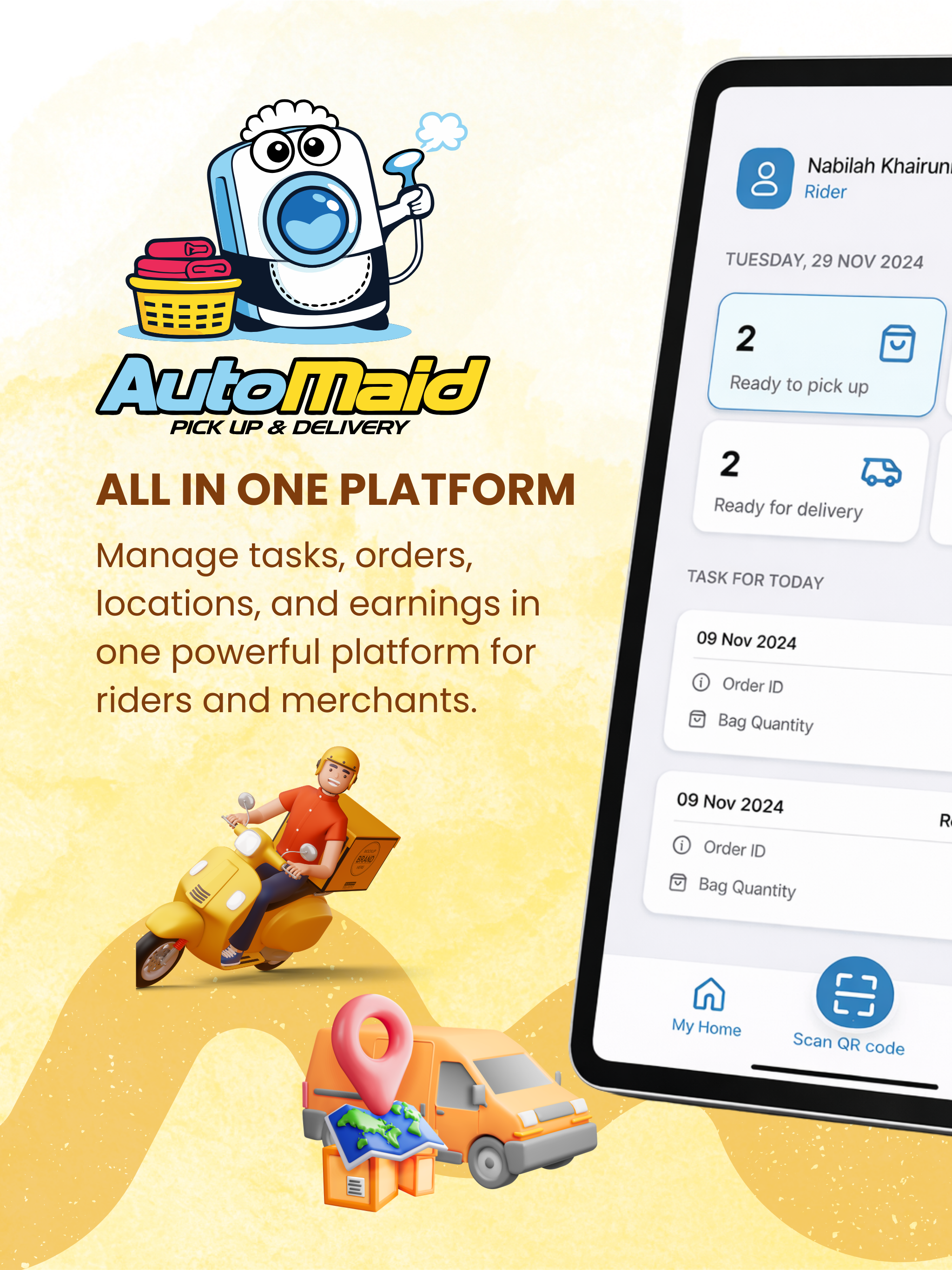 Automaid Rider & Merchant screenshot 7