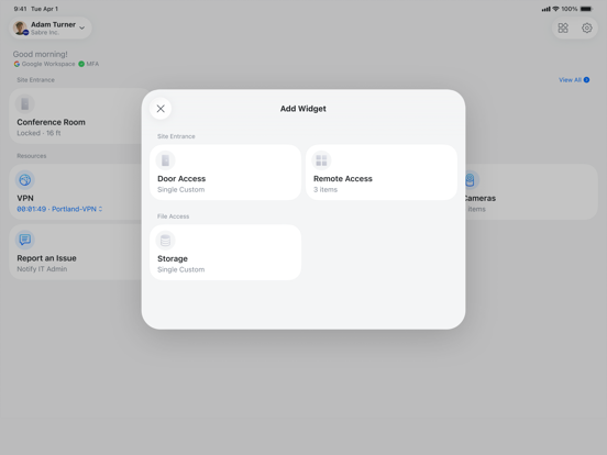 UniFi Endpoint iPad screenshot