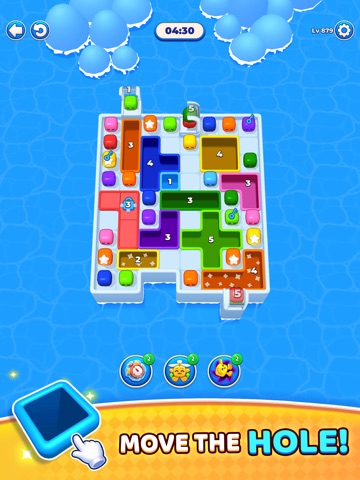 Hole Drop Puzzle iPad screenshot