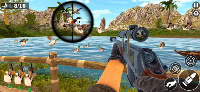 ダックハンティング 3D バードシューター