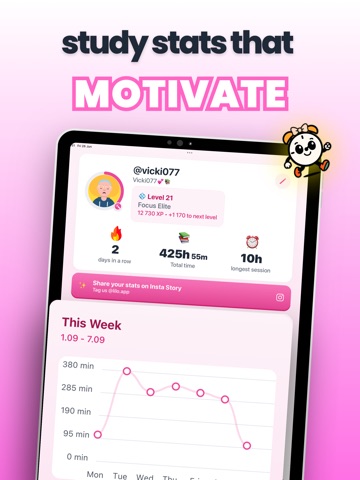 Lilo: Study Timer & Challenges iPad screenshot 4