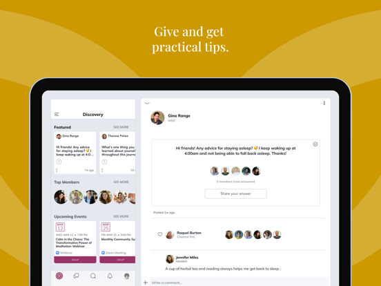 Flourish: LBBC iPad screenshot 4 - Social Networking app
