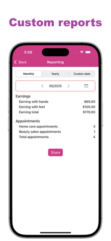 Nail Tech Appointment App Screenshot 3 of 4
