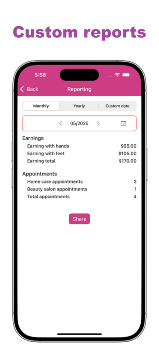 Nail Tech Appointment App Screenshot 3 of 4