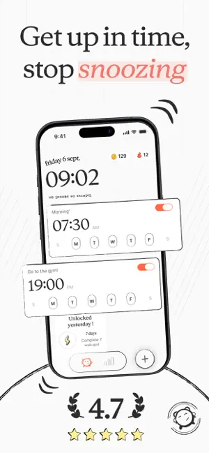 Wakup!: Puzzle Alarm Clock screenshot 1