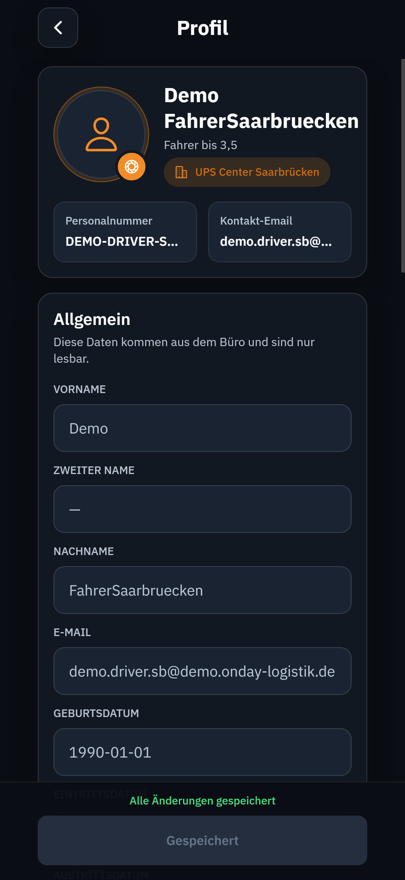 OnDay Fahrer screenshot 9