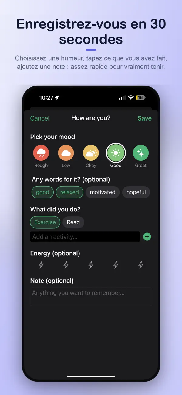 Screenshot #2 pour My Mood Mosaic