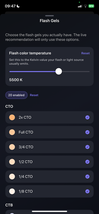 kelvin light scale Screenshot 5 of 10