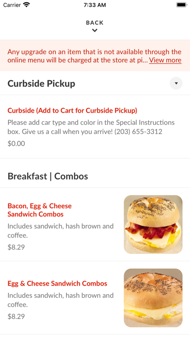 Duchess Restaurant Screenshot