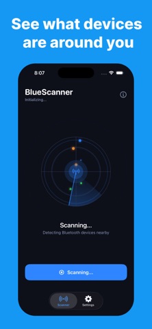 BlueTooth Scanner Plus iPhone screenshot