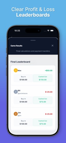 Settle Up Poker screenshot