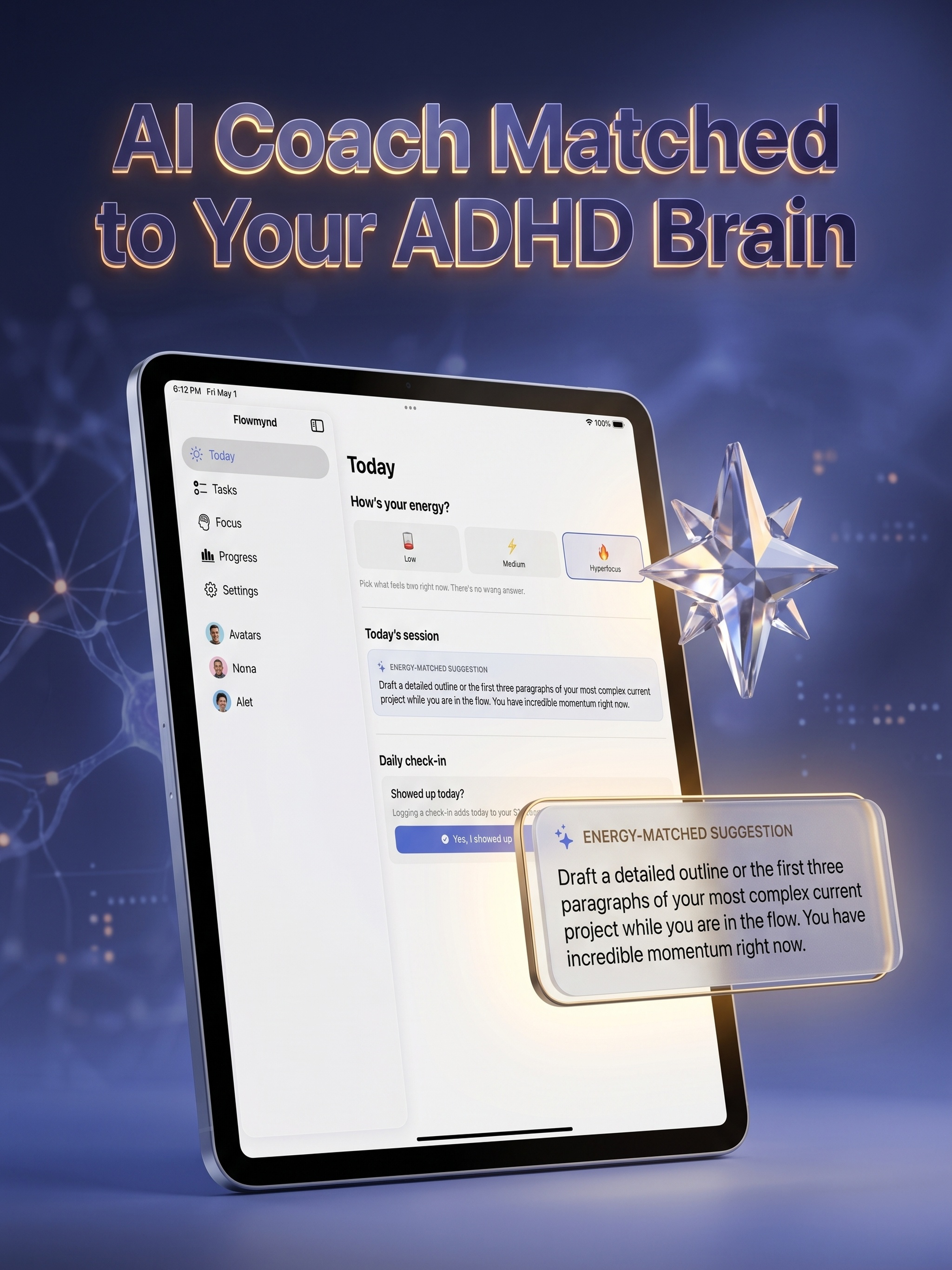 Flowmynd: ADHD Focus Coach