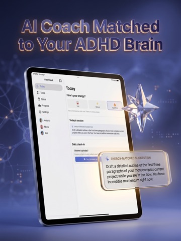Flowmynd: ADHD Focus Coach iPad screenshot