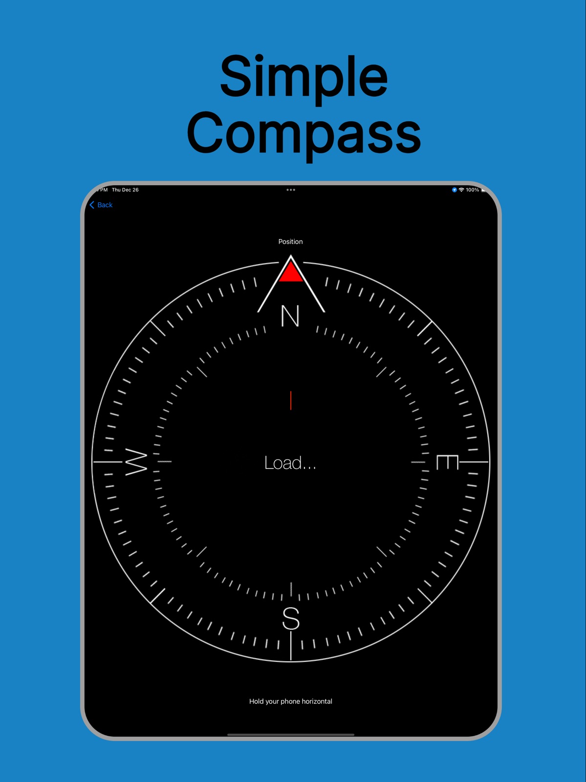 Compass Live-Direction Finder ipad screenshot 1