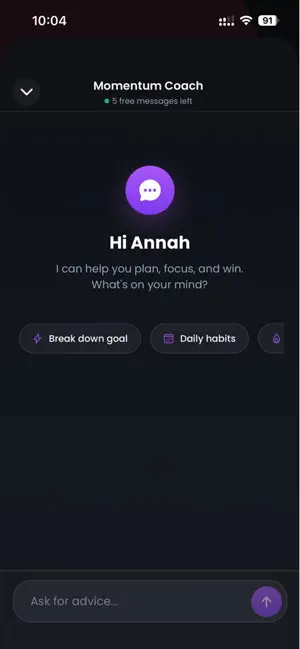 Momentum - Dream to Do screenshot 2
