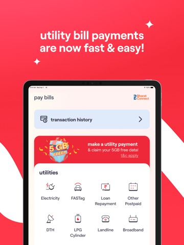 Vi: Recharges & Payments iPad screenshot 4