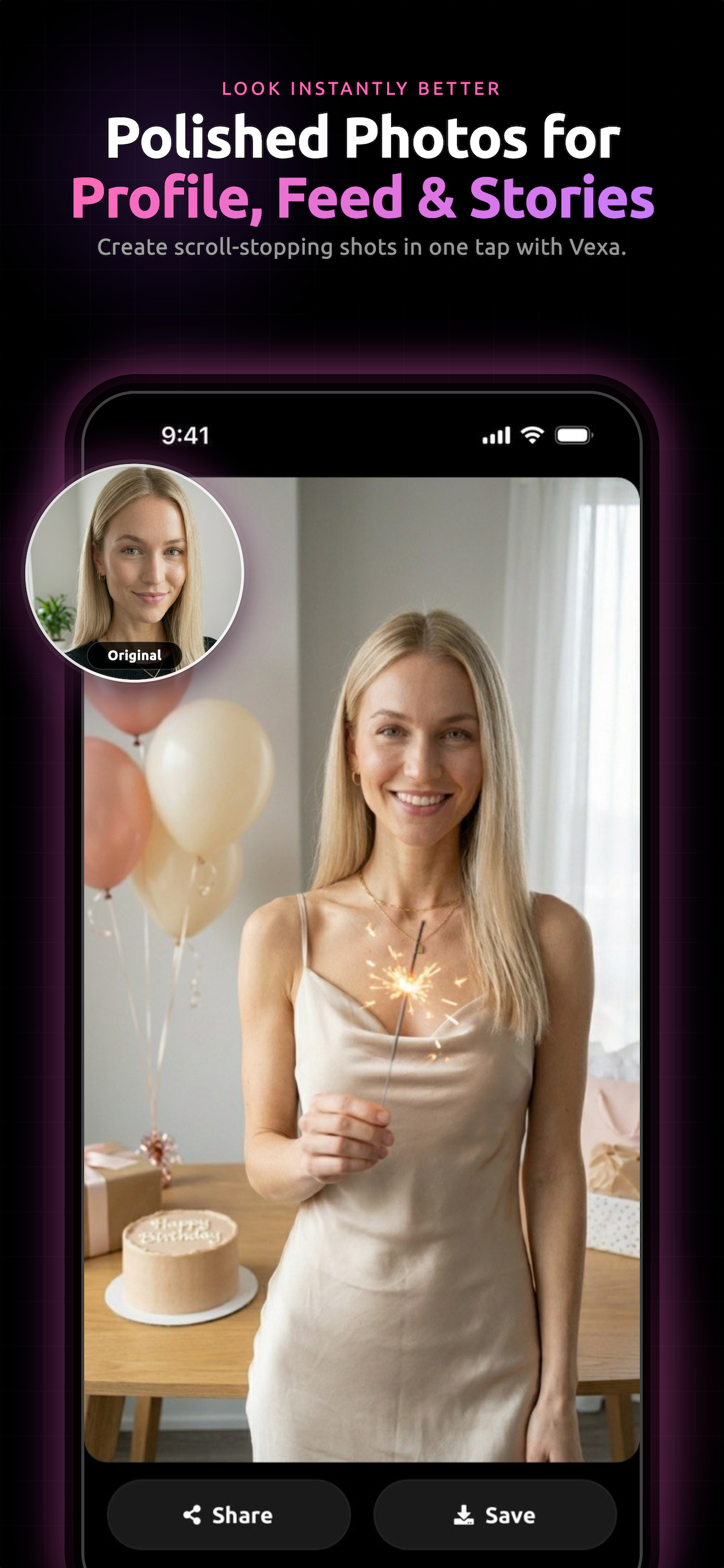 Vexa – AI Photo Generator