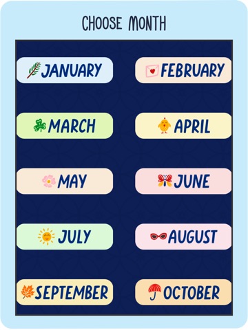 New Year Calendar iPad screenshot