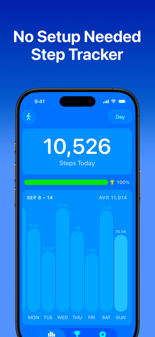 Steps: Step Counter, Pedometer Screenshot 2 of 5