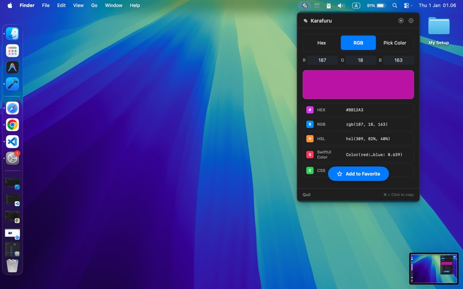 #2. Karafuru (macOS) Av: Yefga Torra Prima
