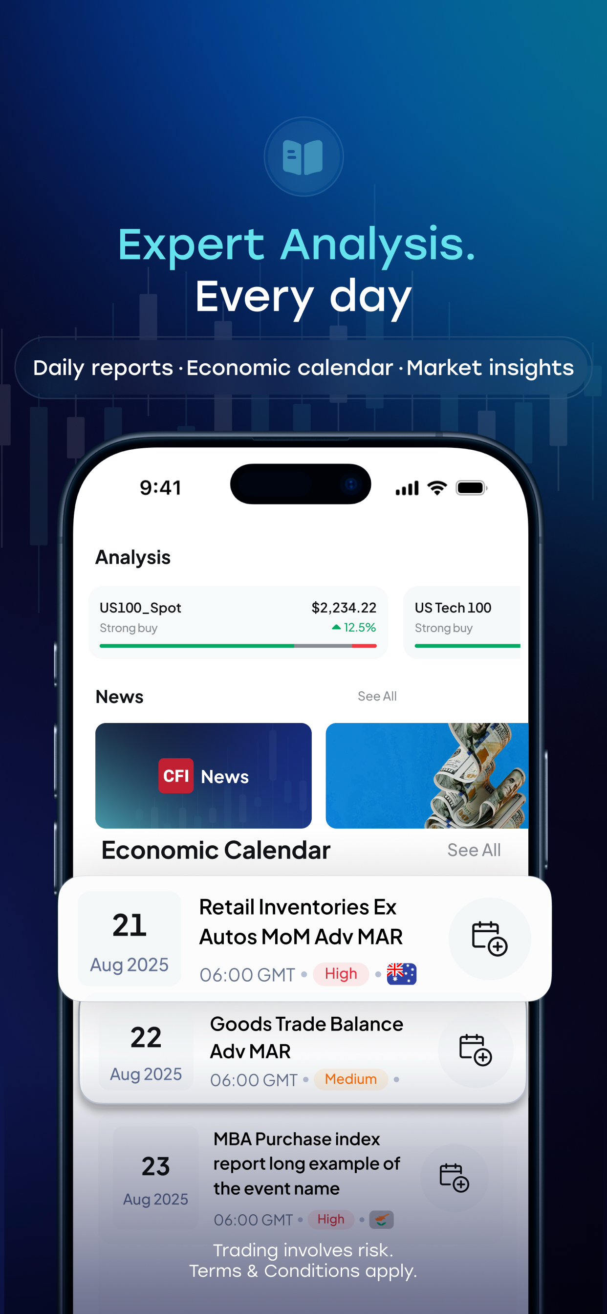 CFI: Trading & Investing App