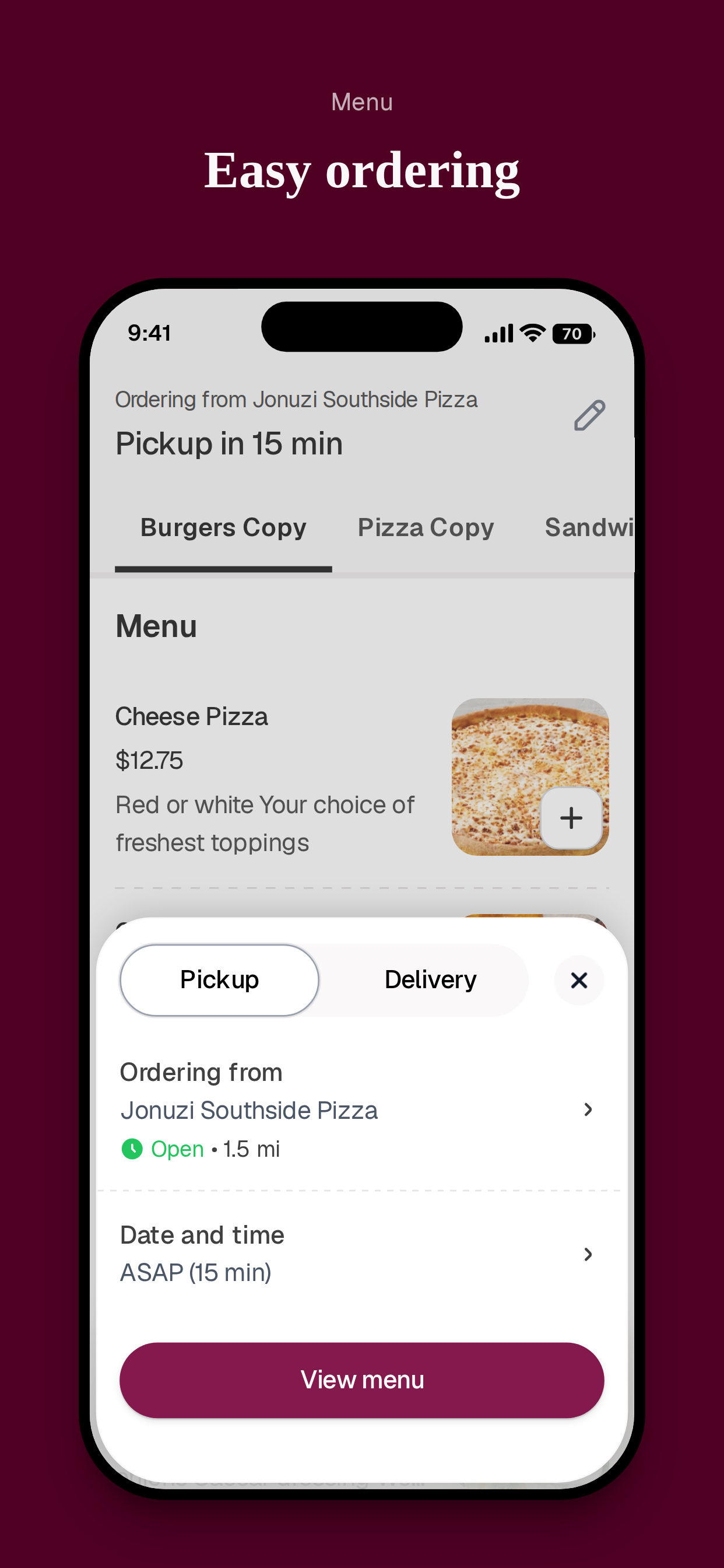Jonuzi Southside Pizza screenshot 3