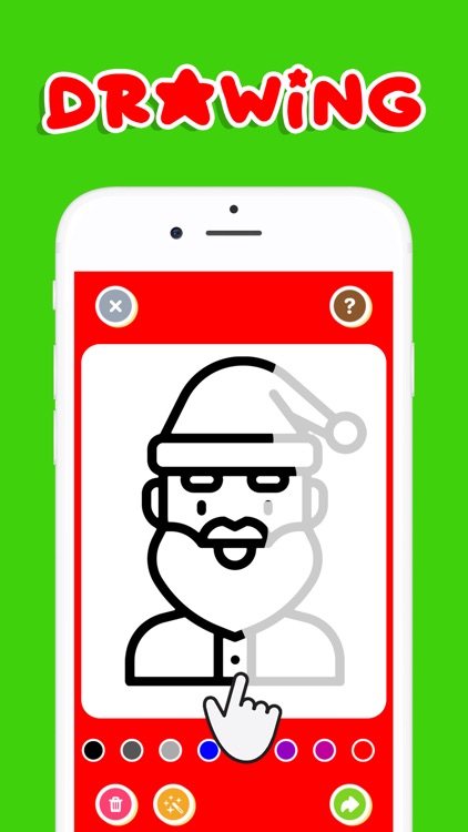 Christmas coloring for kids 3+ screenshot-3