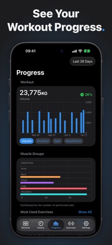 Gym Progress Tracker: Liftlog+ Screenshot 5 of 7
