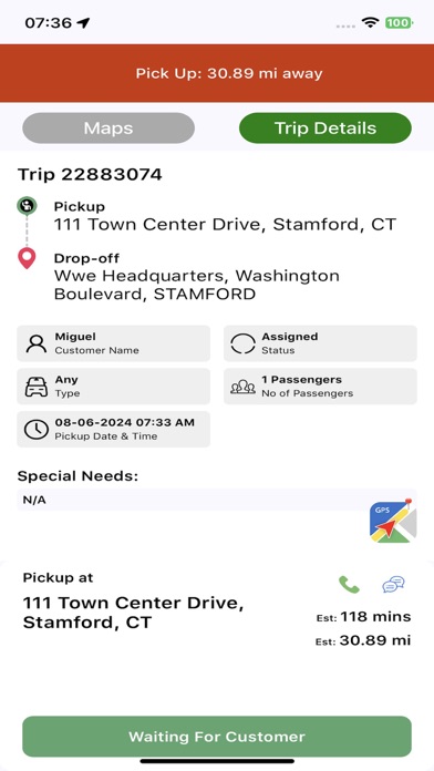My Taxi Ride System Screenshot