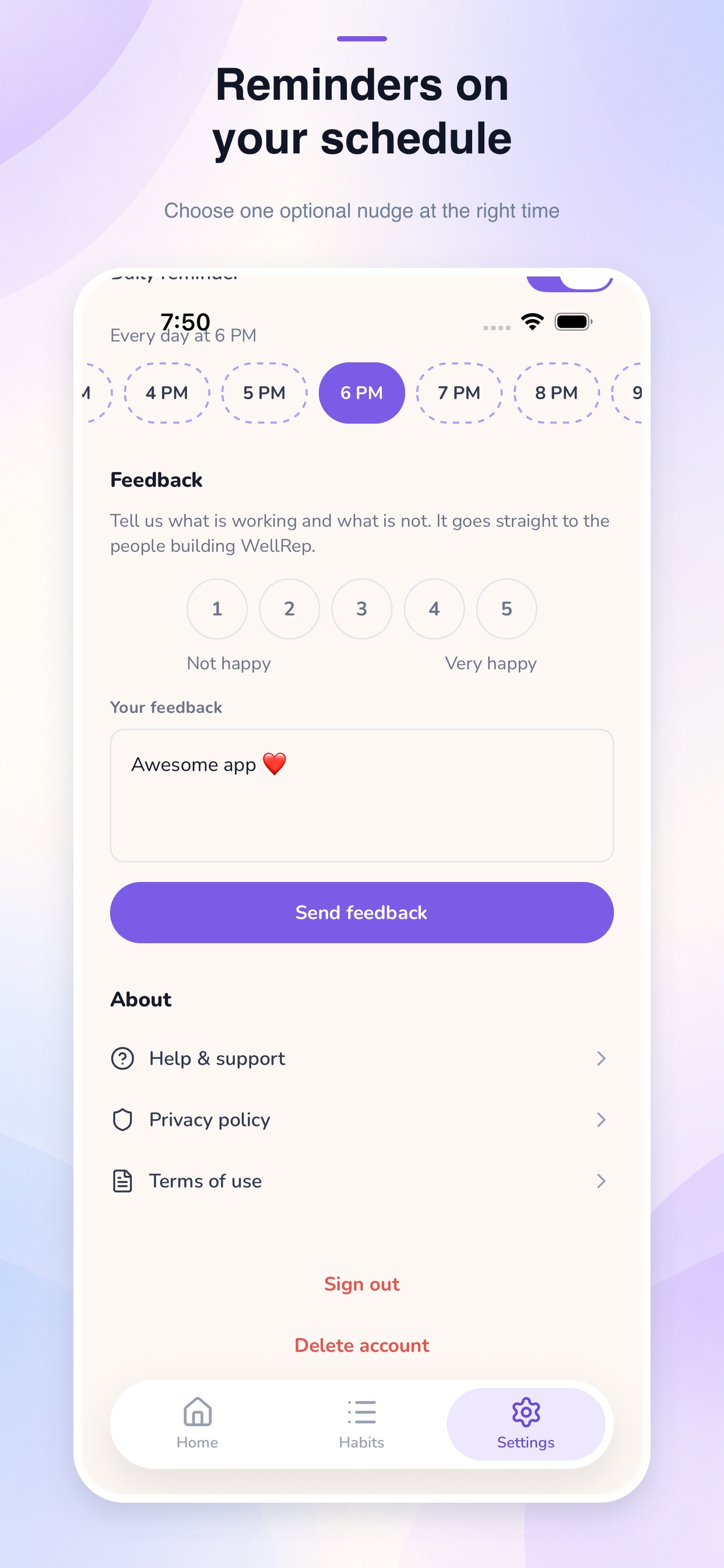 Screenshot 5 of WellRep