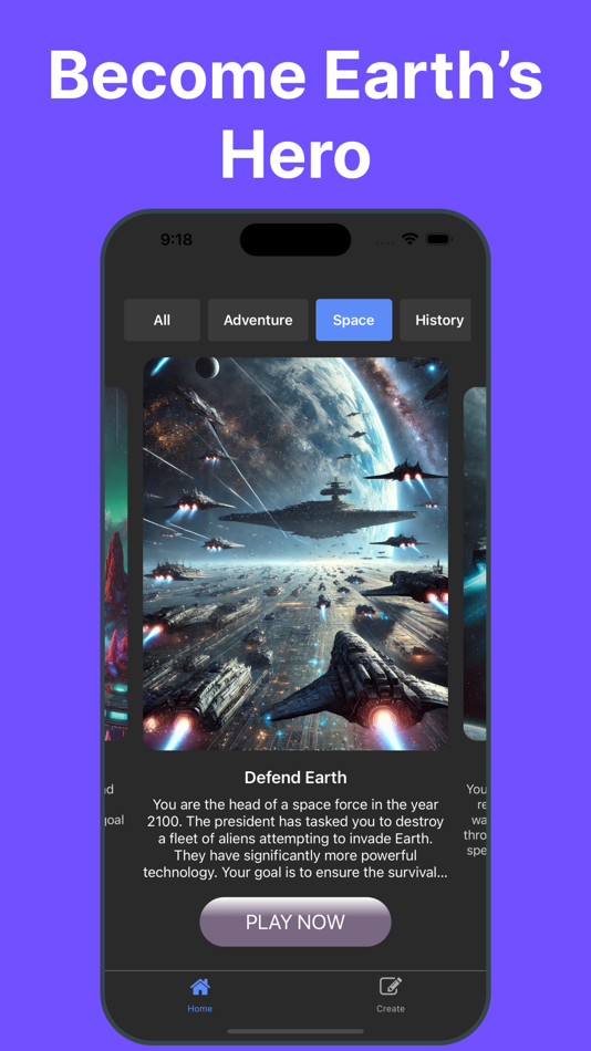 #2. AdventureAI: Text-based RPG (iOS) 由: Sonha Mason