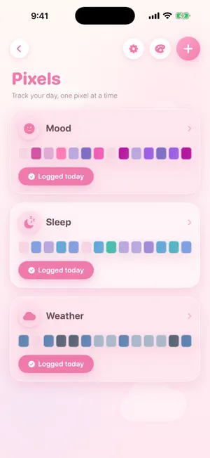 Pixels - Year Journal screenshot 2