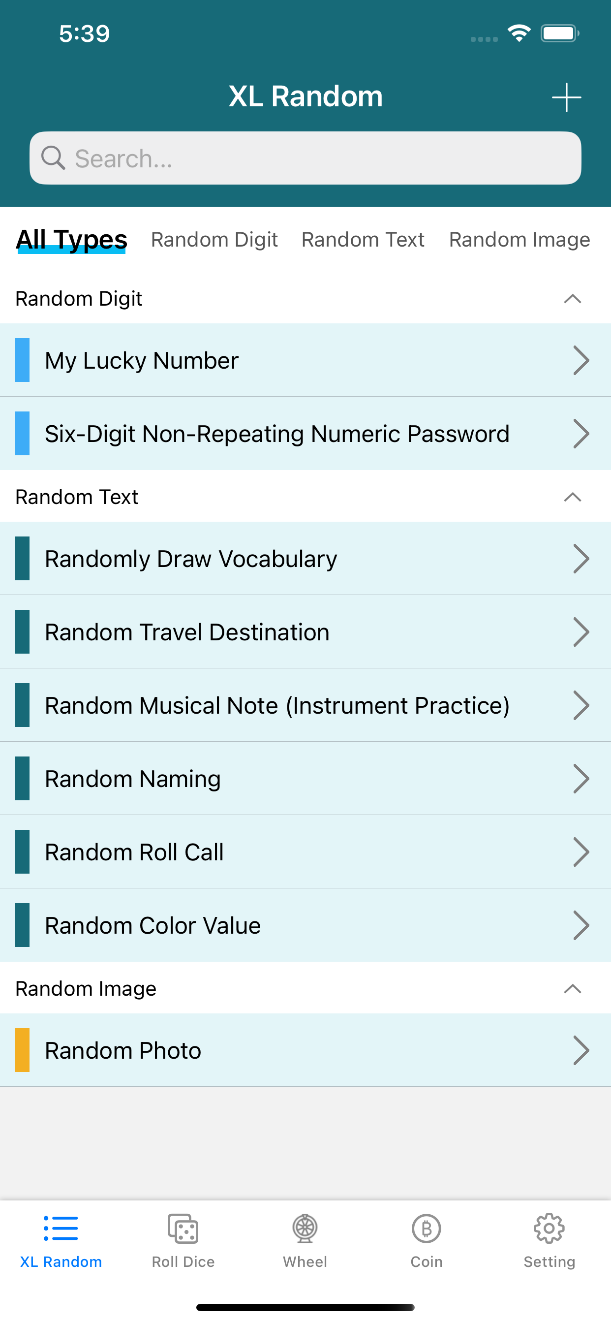 XL Random: Choice Helper