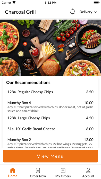 Charcoal Grill United Kingdom Screenshot
