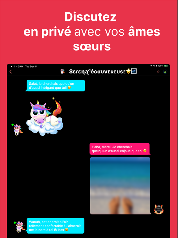 Screenshot #6 pour Tchat anonyme & rencontre app