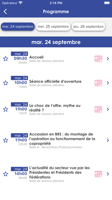Screenshot #2 pour Congrès HLM