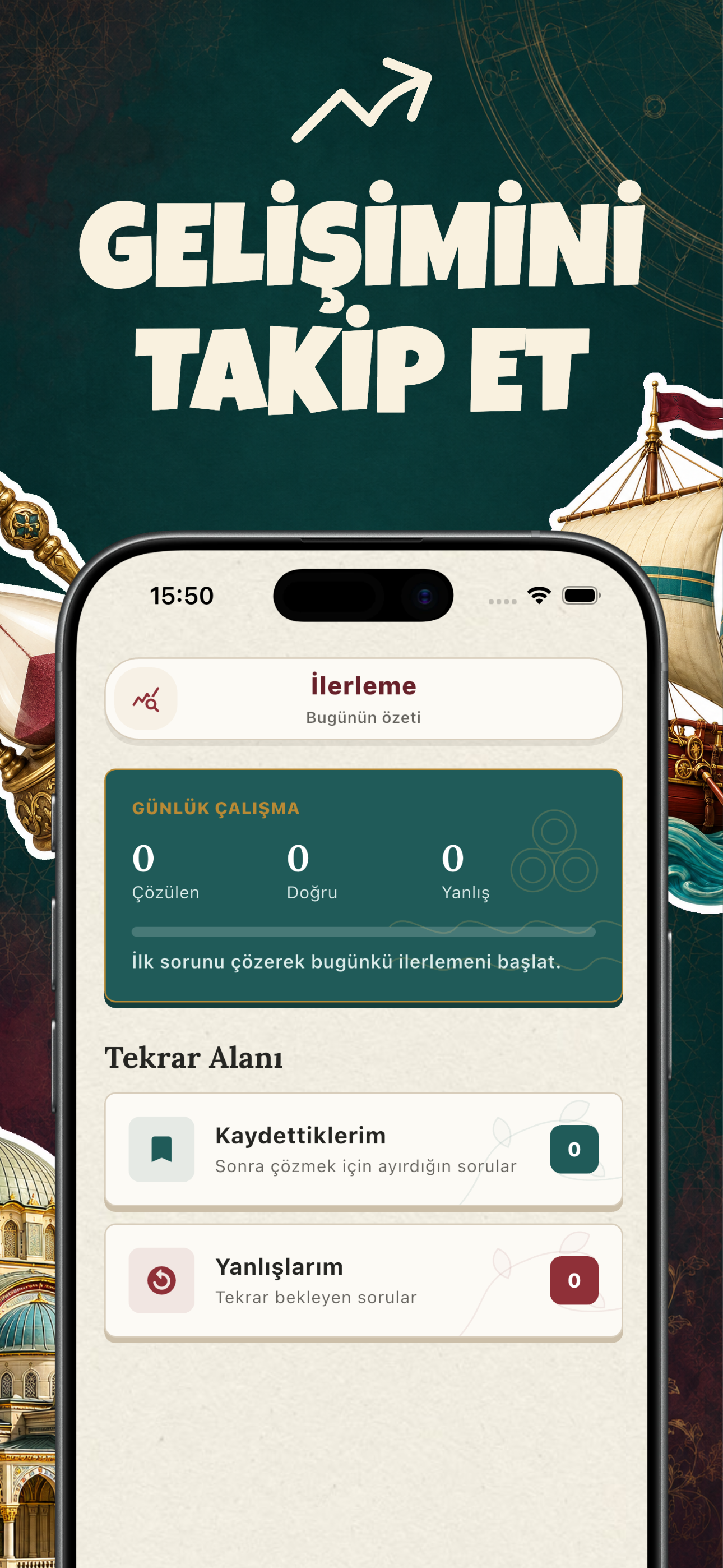 KPSS AGS: Tarih Soru Kartları screenshot 4