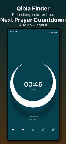 Noon: Prayer Times, Qibla screenshot