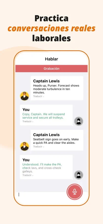 Screenshot 3 di 6 di PeakTalk: Inglés Laboral